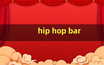 hip hop bar